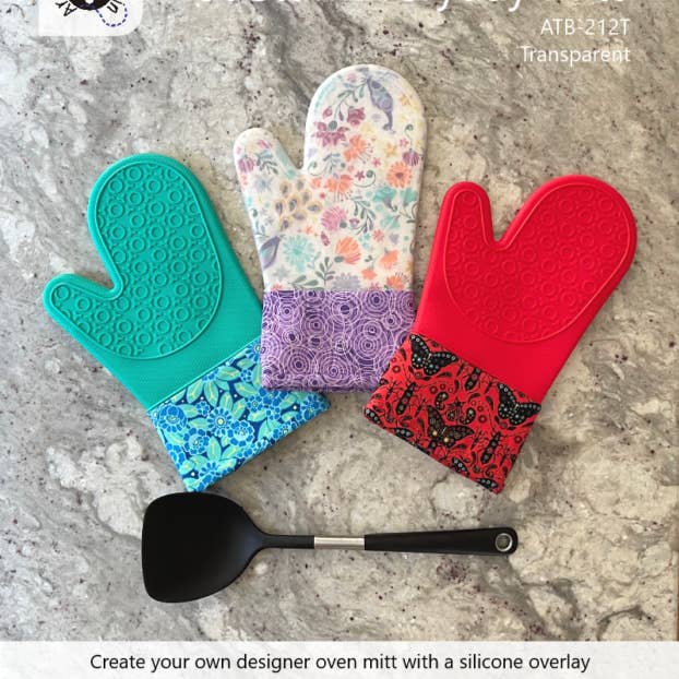 Hot Stuff Everyday Mitt-Transpar | Sewing Pattern + Silicone for wholesale by Around the Bobbin
