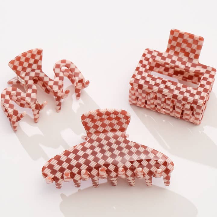 Picnic Date | Assorted Small/Medium Claw Clips for wholesale by Adorro