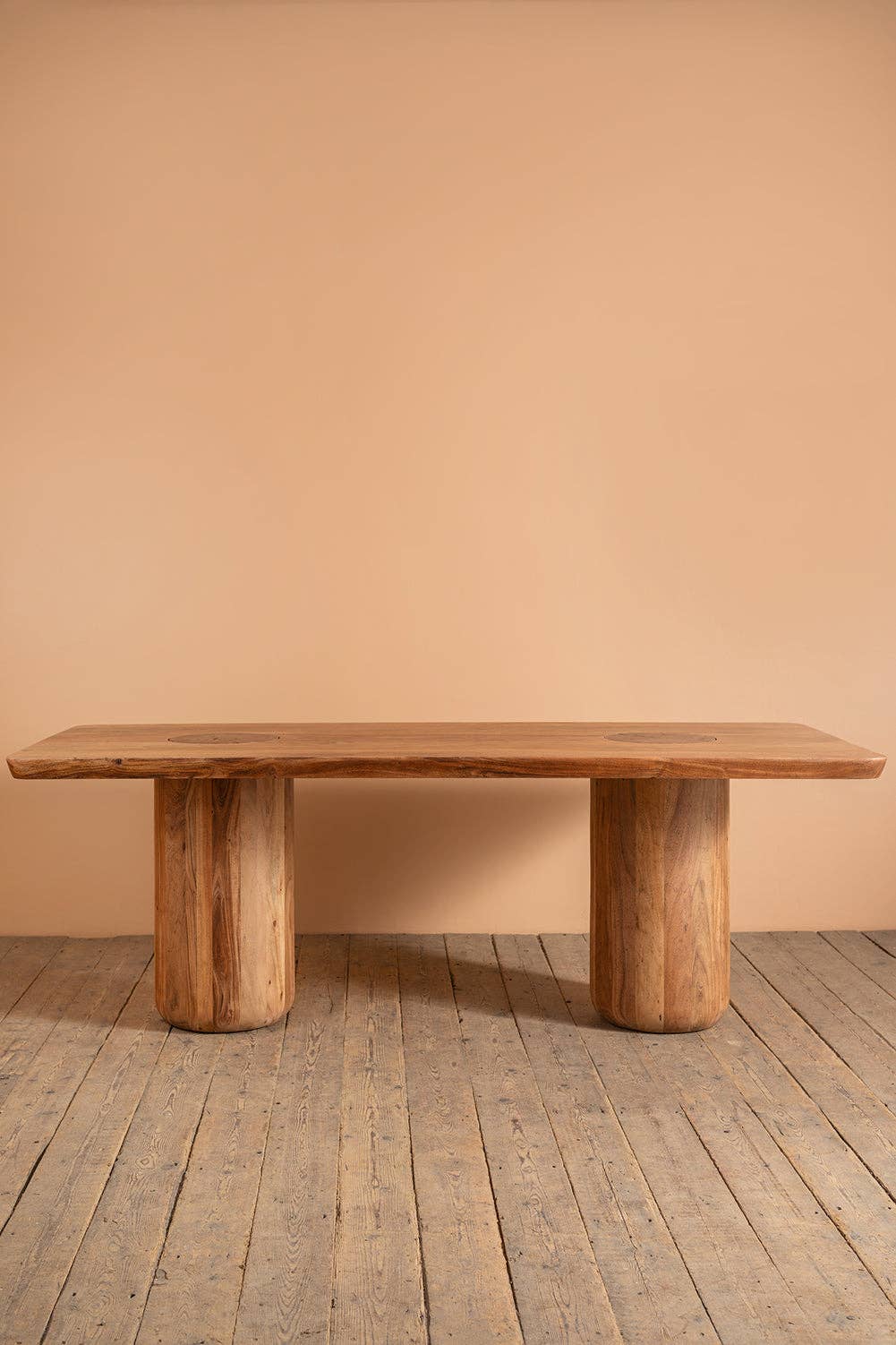 Ian Snow Ltd - Wholesale Side Table - Landis Acacia Wood Natural Finish Dining Table4