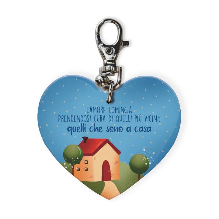 Home Heart Keychain for wholesale by Dekori
