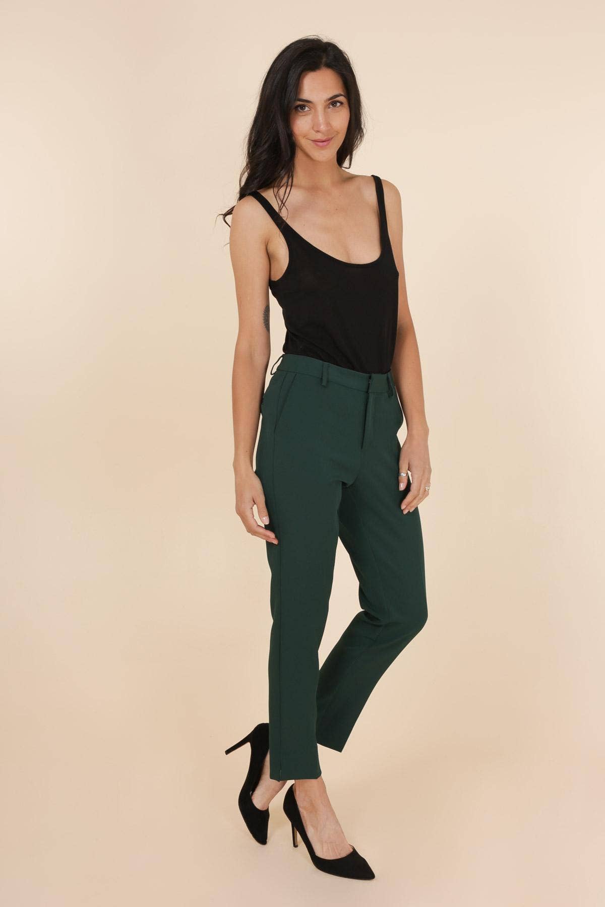 Attentif Paris - Venta al por mayor Pantalones - Mujer - Pantalones pitillo de talle alto [Signature]26