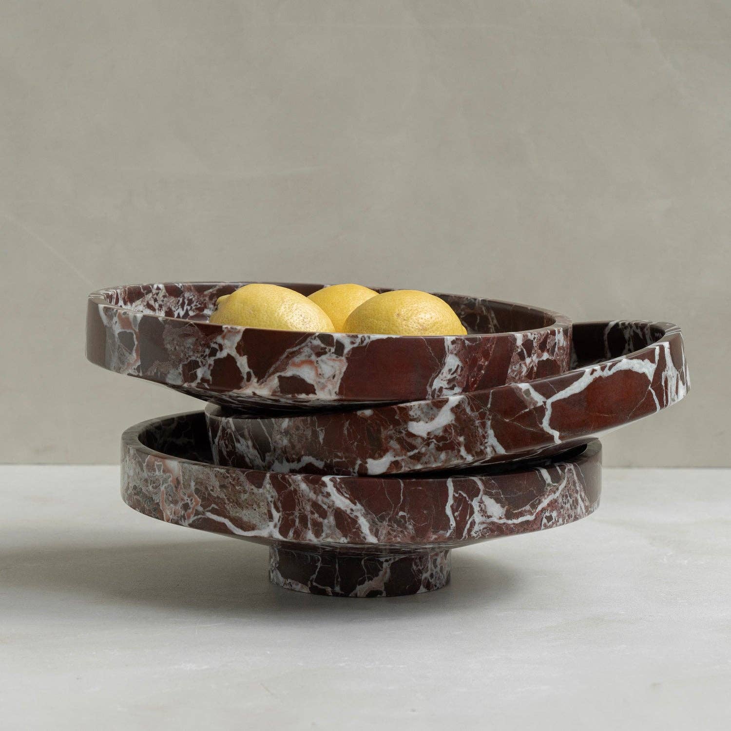 Kiwano Concept - Wholesale Bowl - ROSSO LEVANTO MARBLE NARROW BOWL5