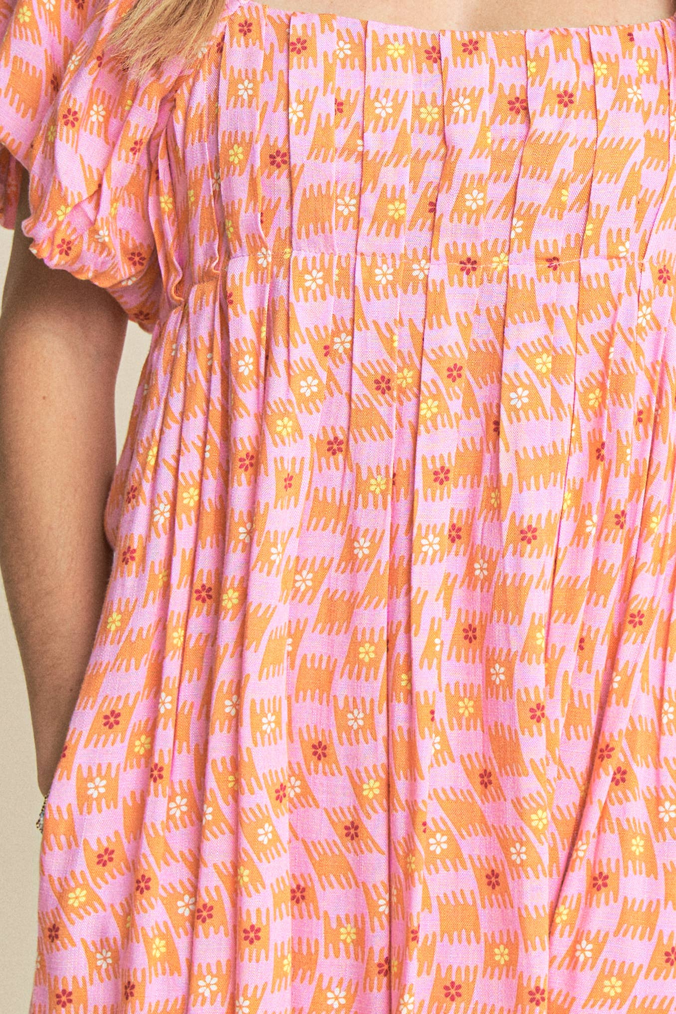 Hersy - Wholesale Dress - Women's - PUFF SLEEVE MINI DRESS- HD022013