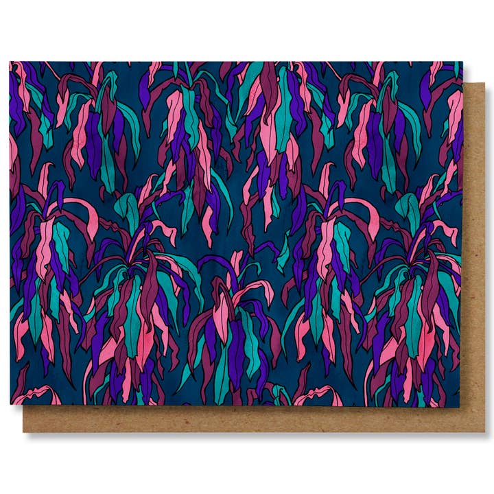 Flore tropicale (A) - Coffret de cartes à lettres florales illustrées pour la vente par NANU Studio