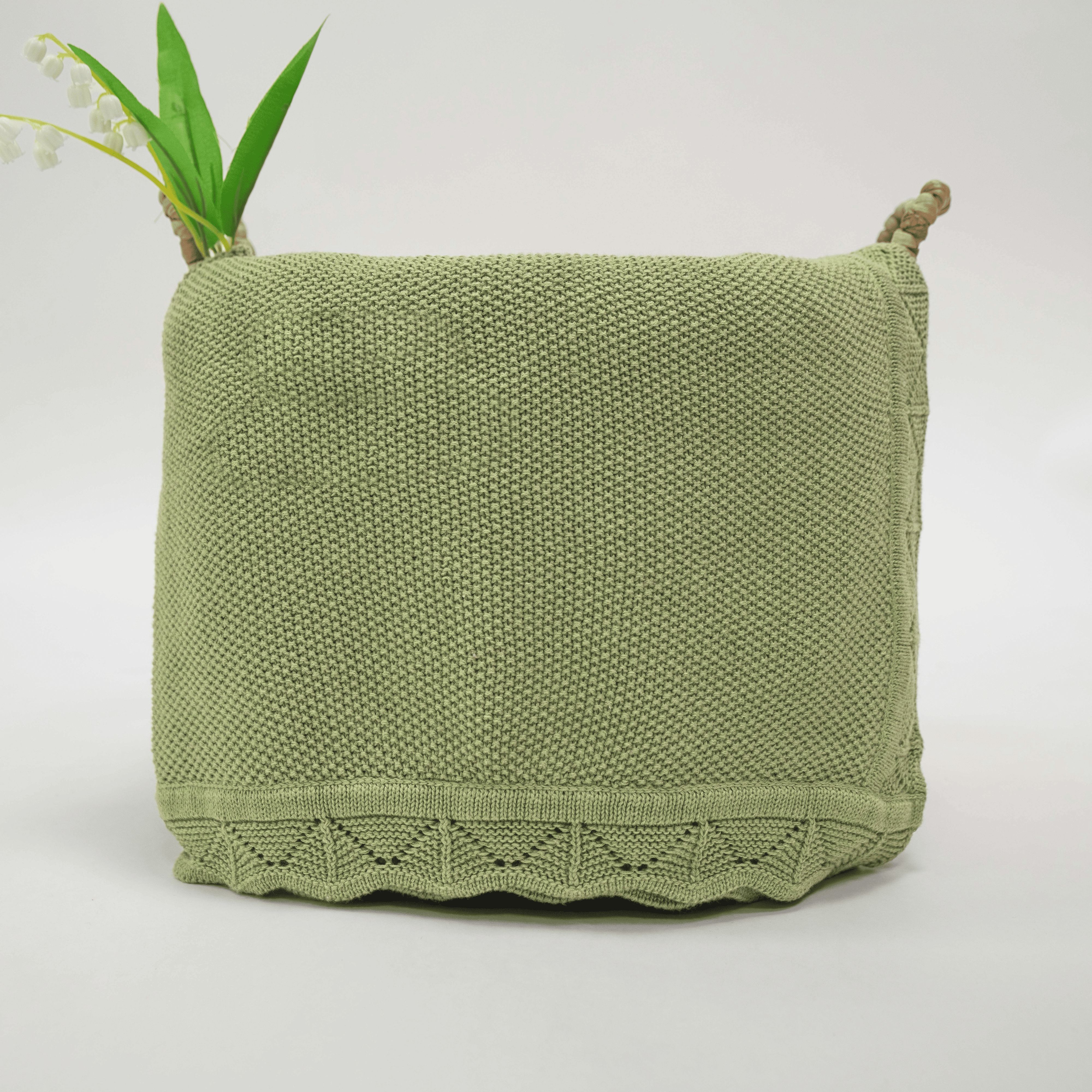 SwaddleAn - Wholesale Milestone Blanket - Kids & Baby - Heirloom Lacing Baby Blanket - 100% Cotton8