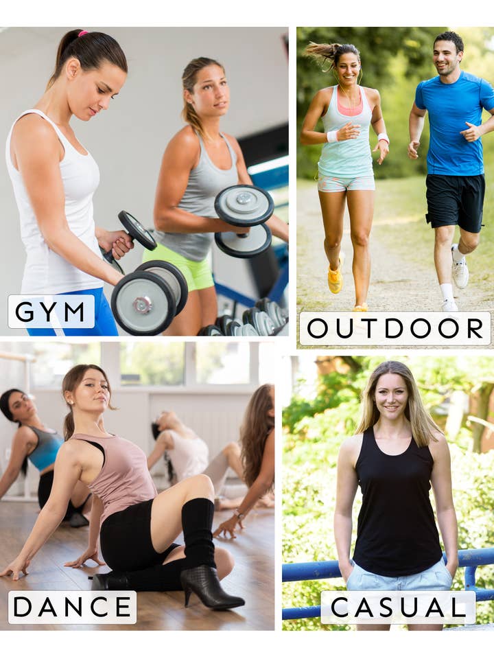 I-Wear Brands – Engroshandel Tanktop – Kvinder – 5 Pack Kvinder Svømmetøj Poly-Slub Udbrændthed Tank Top18