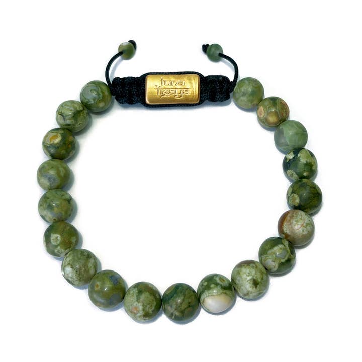 Green Rhyolite 8 mm for wholesale by Luna Ligaya