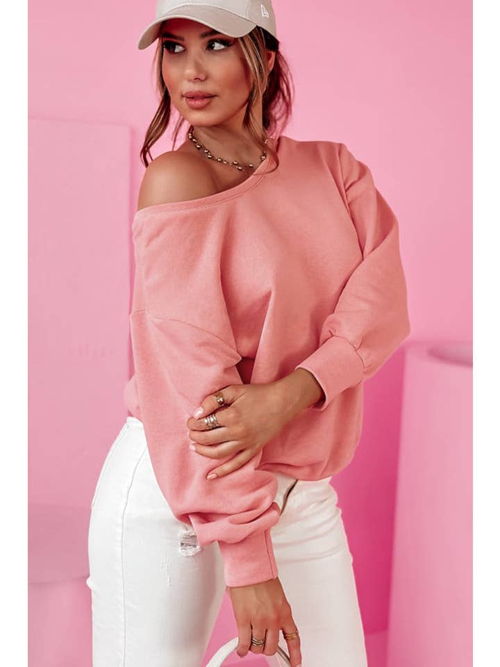 Amaryllis Apparel - Wholesale Sweatshirt - Women's - Back Bowknot Sweatshirt9