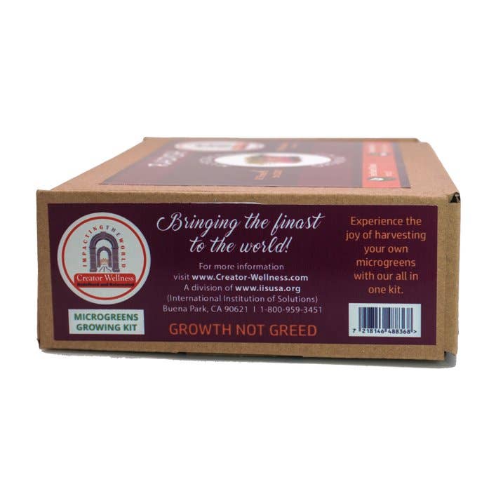 Creator Wellness - Wholesale Plant Seeds - Radish Microgreen Growing Kit, Quick Harvest in 10 Days8