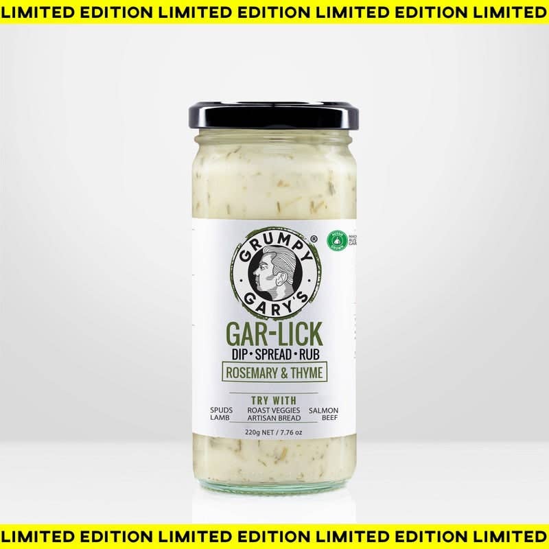 Grumpy Gary's - Vente Sauces - Trempette Gar-Lick Romarin et thym