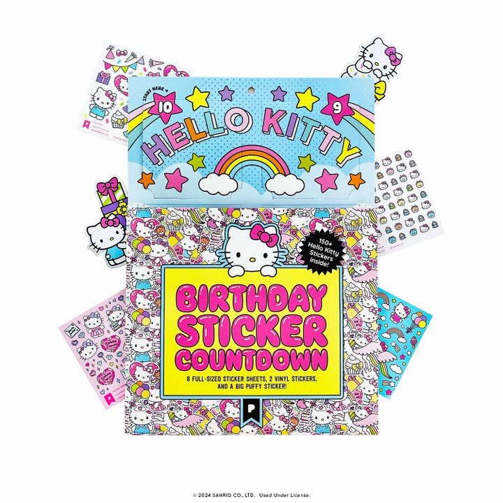Hello Kitty Birthday Sticker Countdown for wholesale by Pipsticks