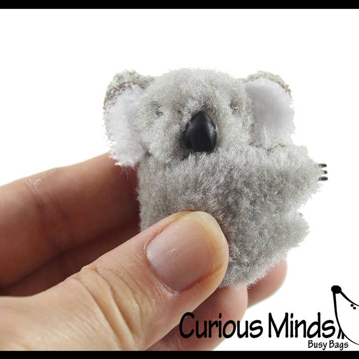 Curious Minds Toys - Wholesale Stuffed/plush toy – Kids & baby - 1 Cute Fuzzy Plush Animal Clip On - Squeeze to Clip on 80's9