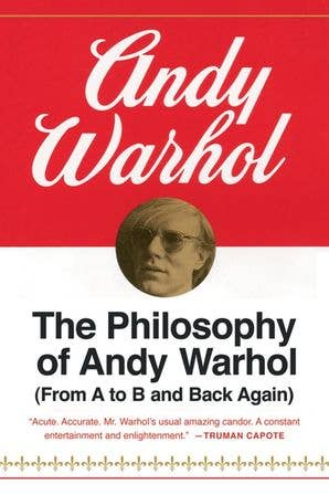 HarperCollins - Wholesale Biography & Memoir Book - Philosophy of Andy Warhol, The:Andy Warhol