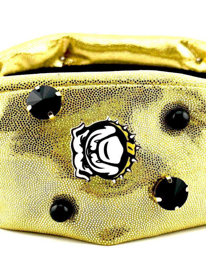 Bandeau Bulldog - Or / Jaune pour la vente par Cora's Den