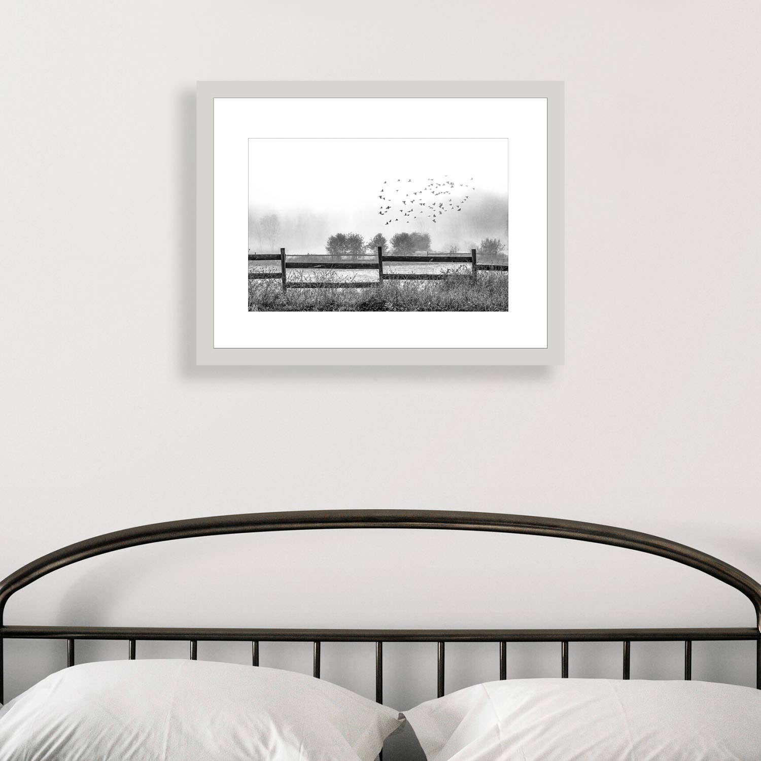 Brooke T Ryan Photographic Art - Wholesale Art Print - Black and White Birds and Moody Landscape: Moody Art Prints1