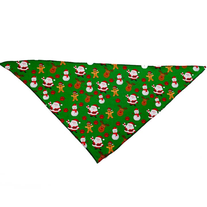 Cutie Ties – wholesale Bandana - Hund – Jul Festlig Grön Semester Slips På Hund Bandana