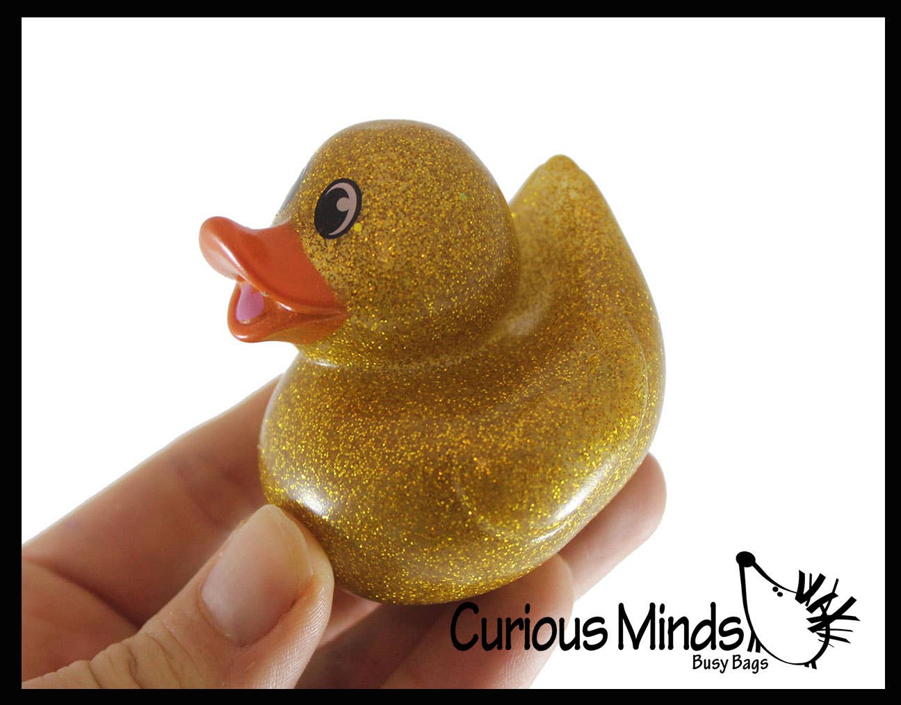 Curious Minds Toys - Venta al por mayor Juguete para la bañera - Bebés - 1 pato de goma mediano de 5 cm con brillo - juguete pato de goma8