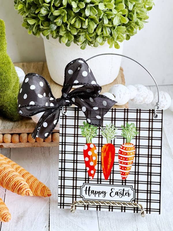 Carrot Row Mini Sign for wholesale by Prince Design