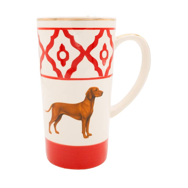 Teacup, Model Vizsla, 18 Karat Gold, red for wholesale by Michael Platin Design MW production GmbH & Co. KG