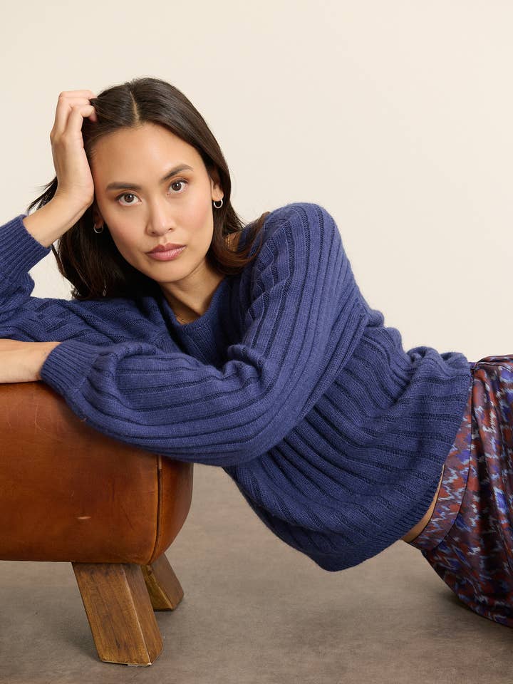 Balloon sleeve sweater - TIMOTHE for wholesale by Garance Paris