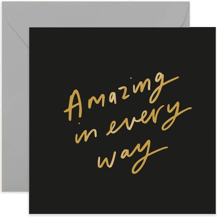 Amazing Every Way Card - Friendship Card - Encouraging Card for wholesale by Old English Company