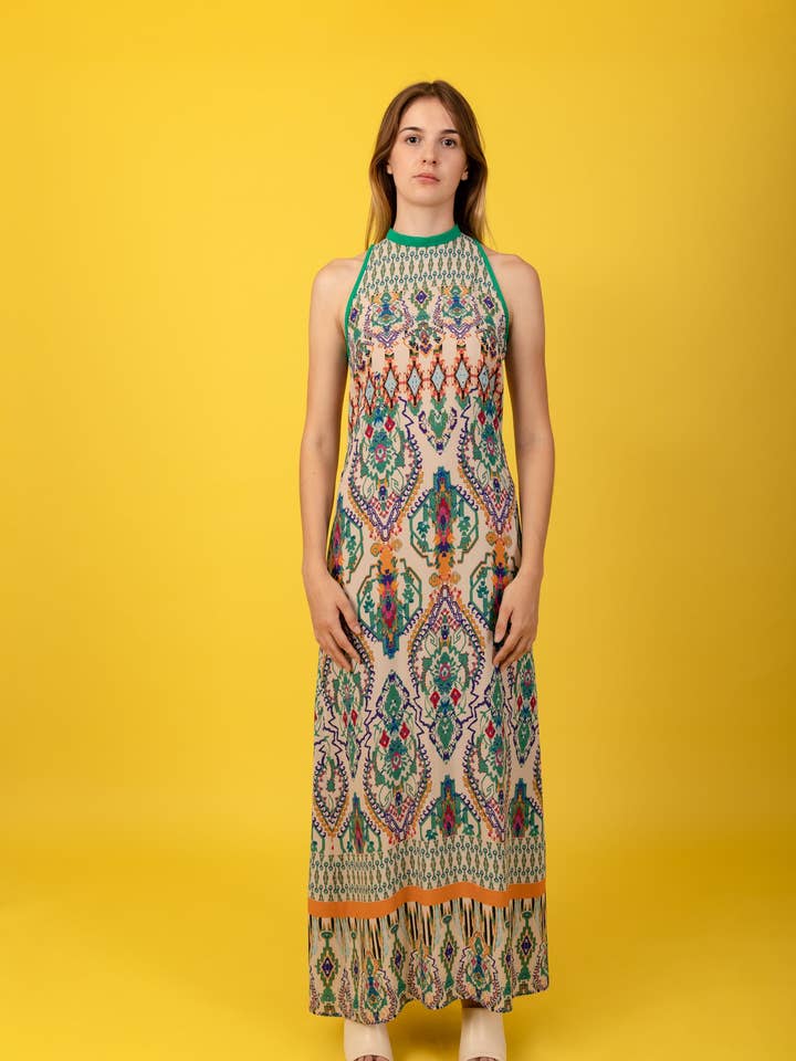 Bridgette klänning - Böhmen för wholesale av Huguette