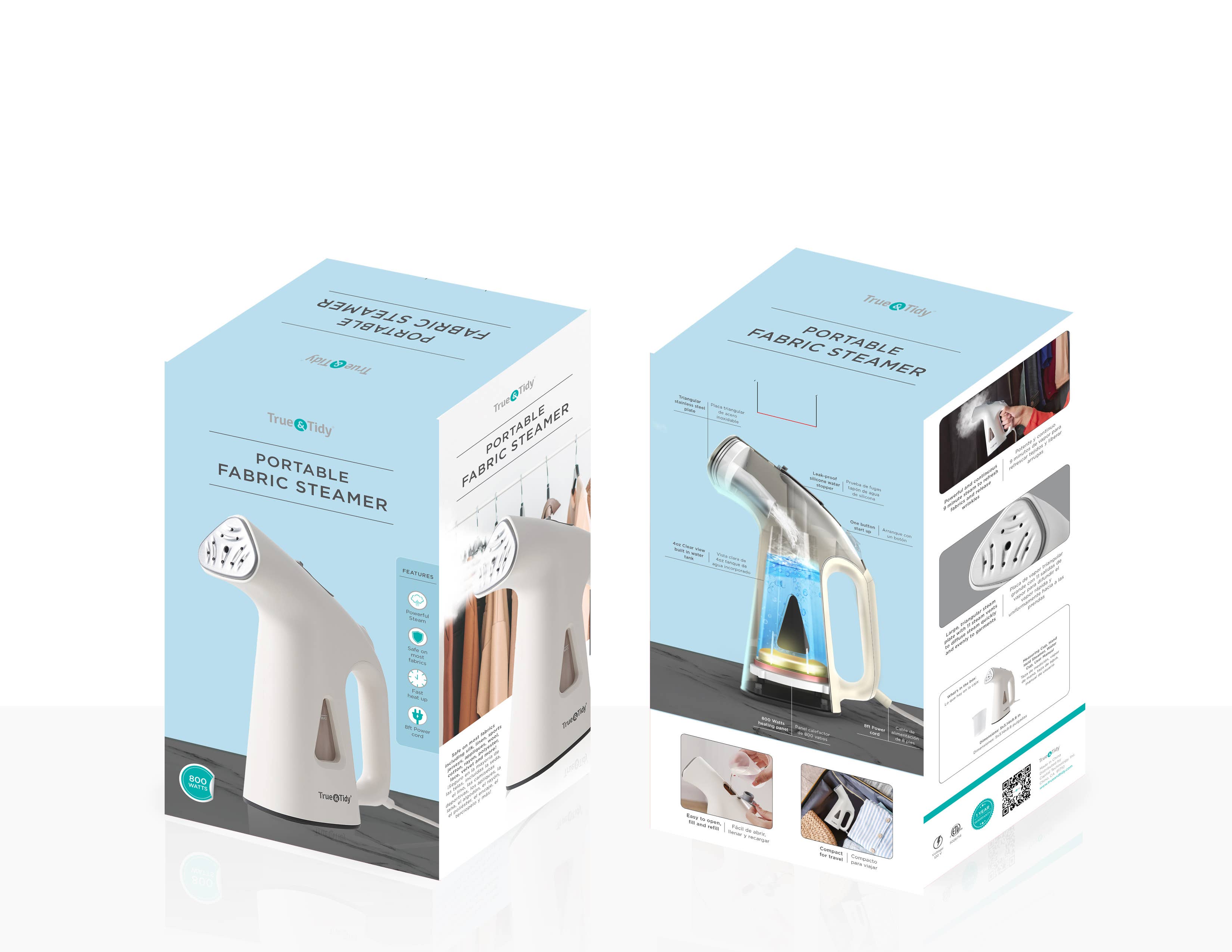 True & Tidy - Vente Défroisseur à vapeur pour vêtements - Défroisseur à vapeur portable True & Tidy32