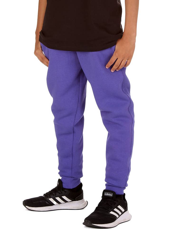 Trendy Toggs Kids Original Purple Joggers for wholesale by Trendy Toggs