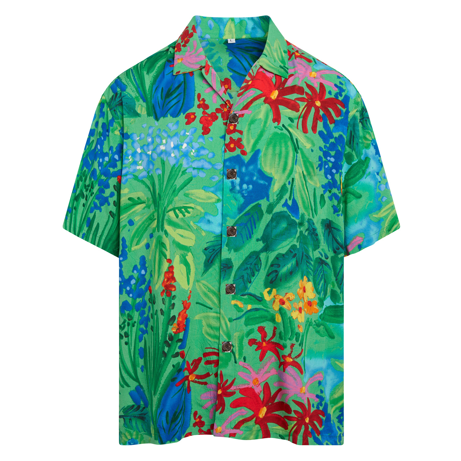 JAMS World - Wholesale Shirt - Men's - Big & Tall Men's Retro Shirt - Sea Flower0