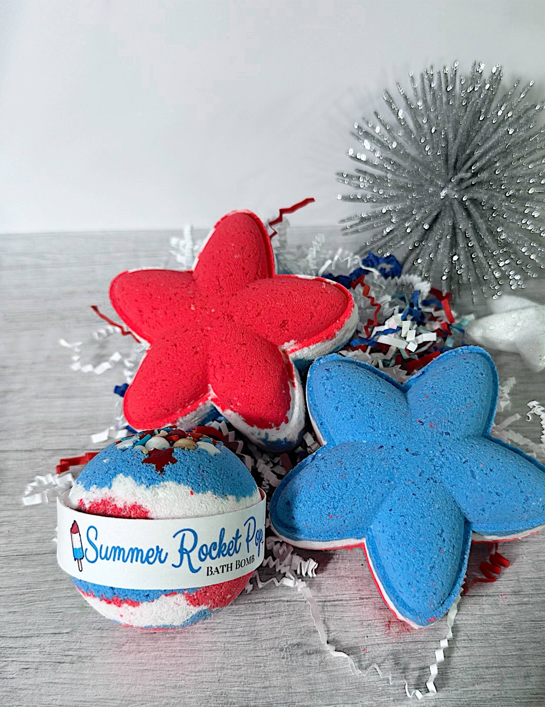 Mandatory Me Time – Bomba de banho/efervescente por atacado – Bomba de Banho Estrelada | Foguete Patriótico Sazonal de Verão1