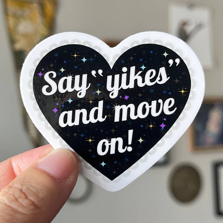 Sag "Yikes" und mach weiter! Aufkleber für den Großhandel von Thanks, Capitalism!