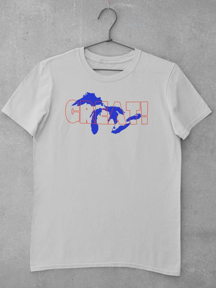 Great Lakes Unisex T-shirt for wholesale by County Brand Apparel