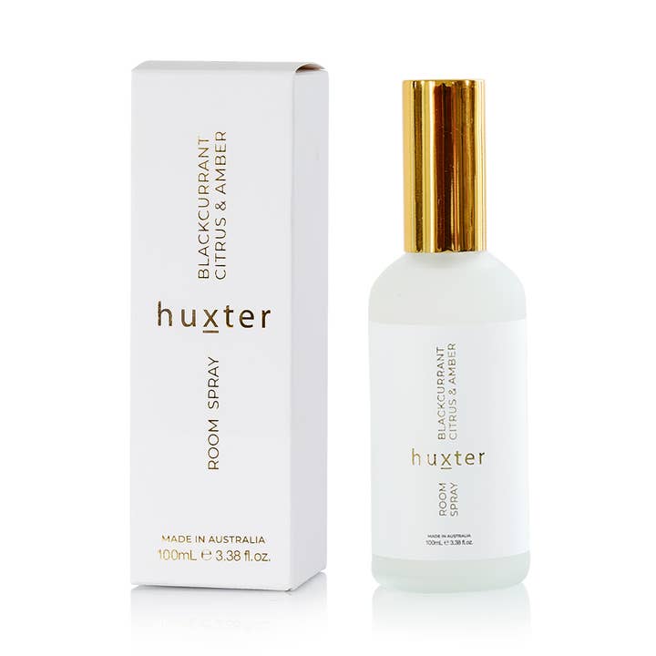 Room Spray - 100ml Boxed - White - Blackcurrant, Citrus & Amber for wholesale by Huxter