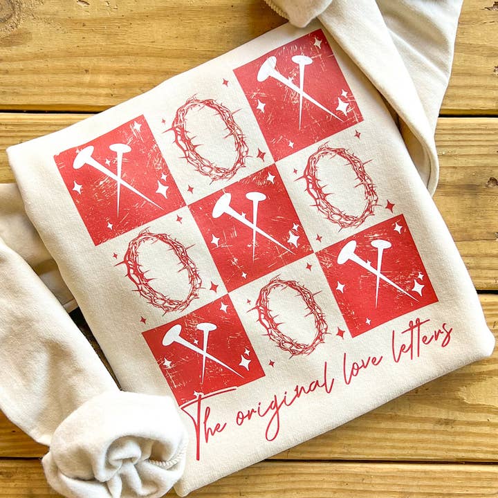 The Original Love Letters Sweatshirt for wholesale by COTTON PRESS CO.