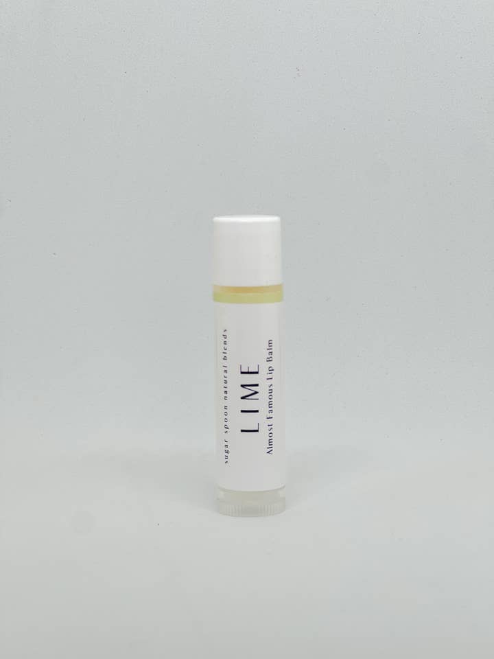 Almost Famous Lime Lip Balm for wholesale by Sugar Spoon Natural Blends