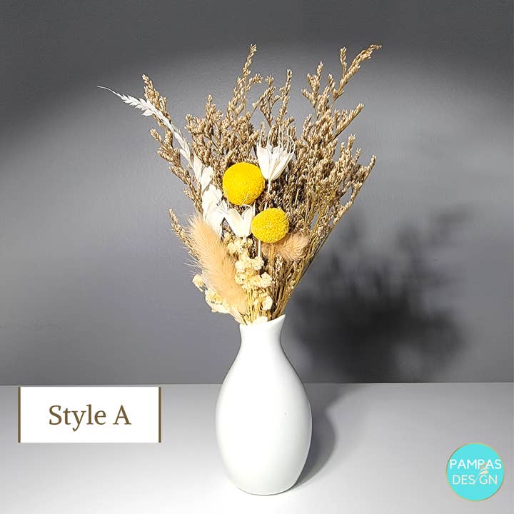 Dried Flower Bouquets, Miniature Dried Wildflower Bouquets for wholesale by Pampas Design