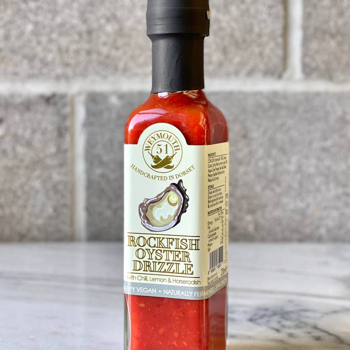 Rockfish Oyster Drizzle Fermented Vegan Chilli Sauce 220ml and other Purchase wholesale chilli sauce. Free returns & net 60 terms on Faire trending on Faire.