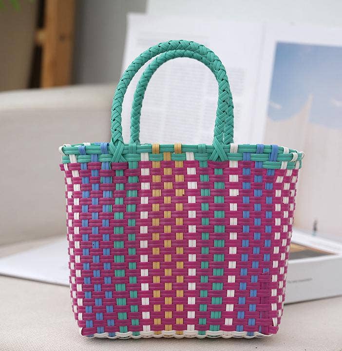 MKS America - Wholesale Tote Bag - Women's - PP colorful tote cabbage basket1