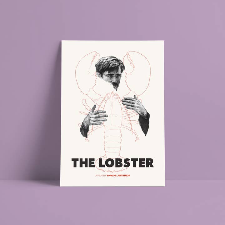 Illustrations de films - Affiche - The Lobster (Colin) pour la vente par Belén Diz Juncal