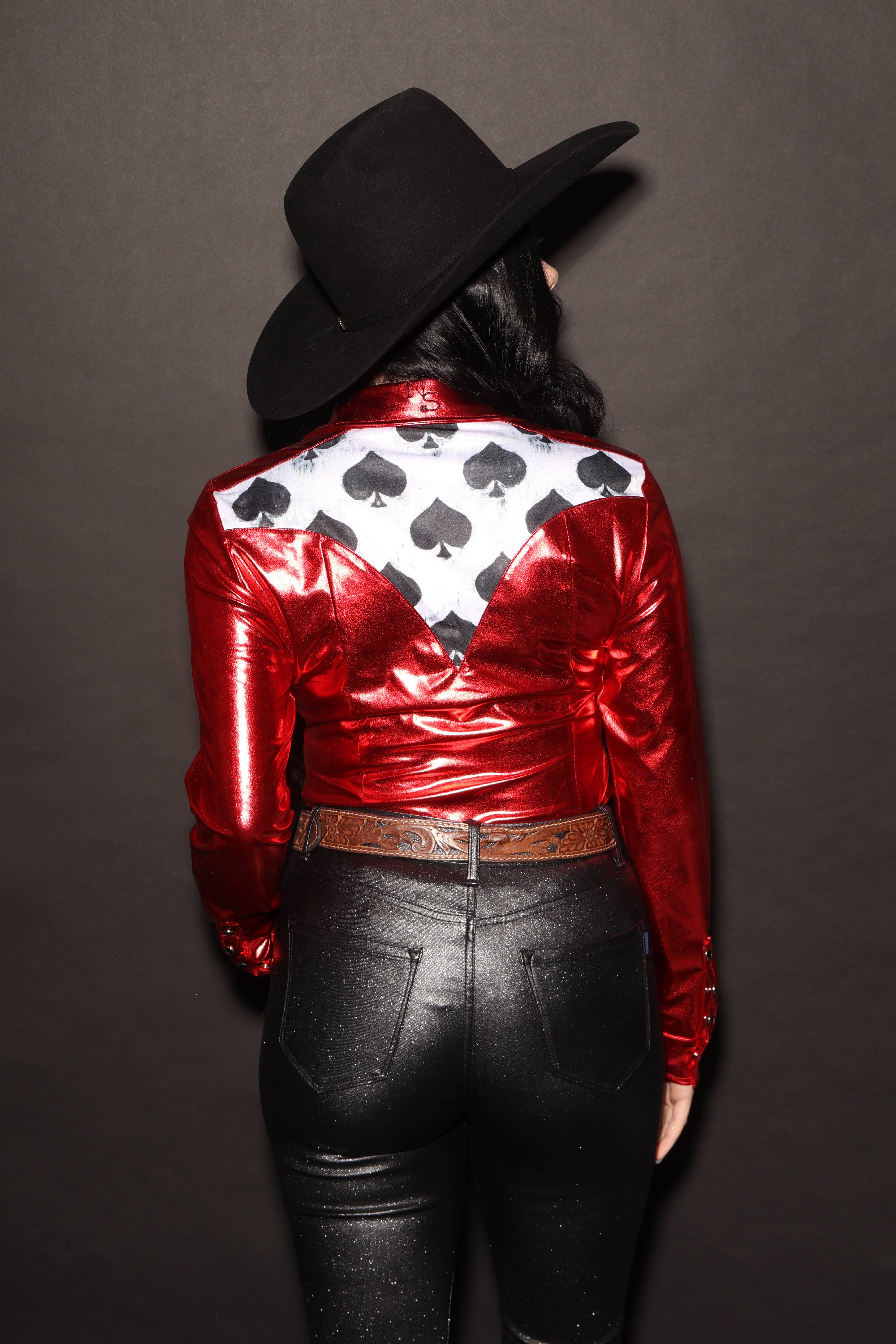 Neon Spur LLC - Wholesale Button Down Shirt - Women's - Vegas Heat Western Rodeo Shirt5