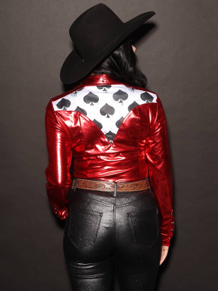 Neon Spur LLC - Wholesale Button Down Shirt - Women's - Vegas Heat Western Rodeo Shirt5