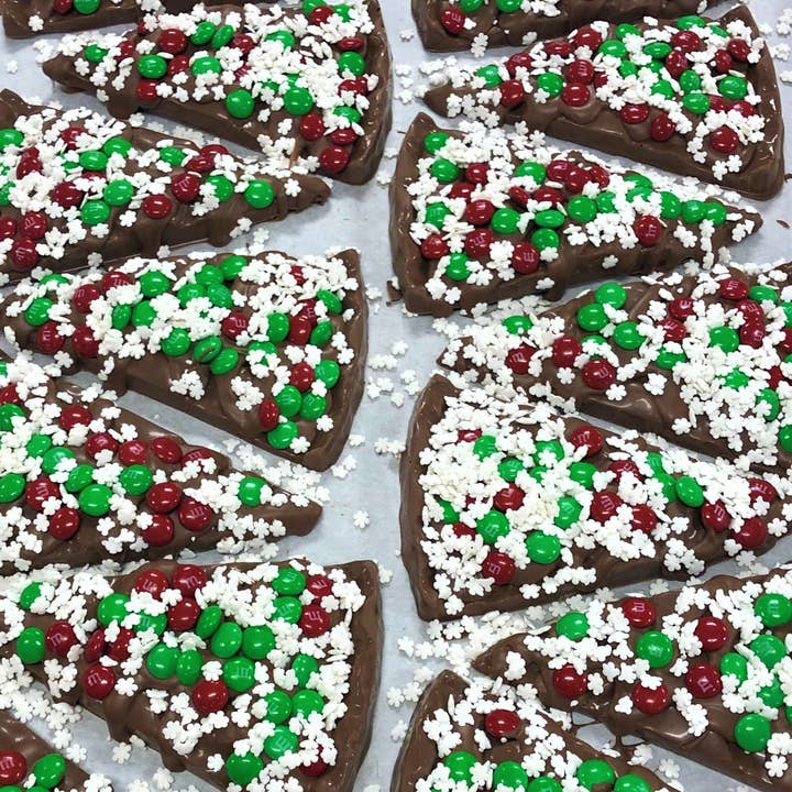 Chocolate Pizza Company Inc - Wholesale Chocolate - Slice - Chocolate Pizza, Snowflake2