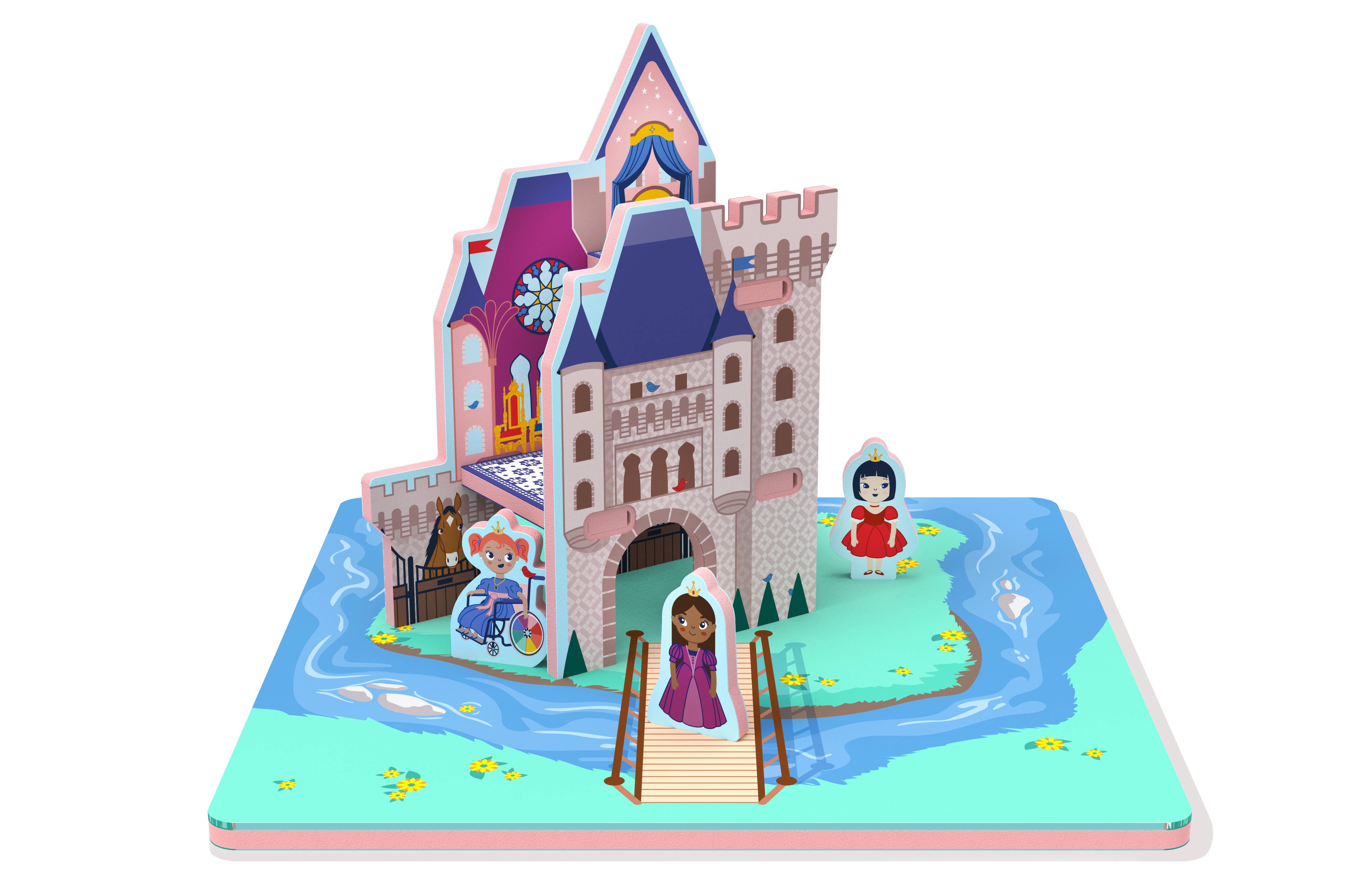 Storytime Toys - Wholesale Puzzle - Kids - Princess Castle Play Puzzle1