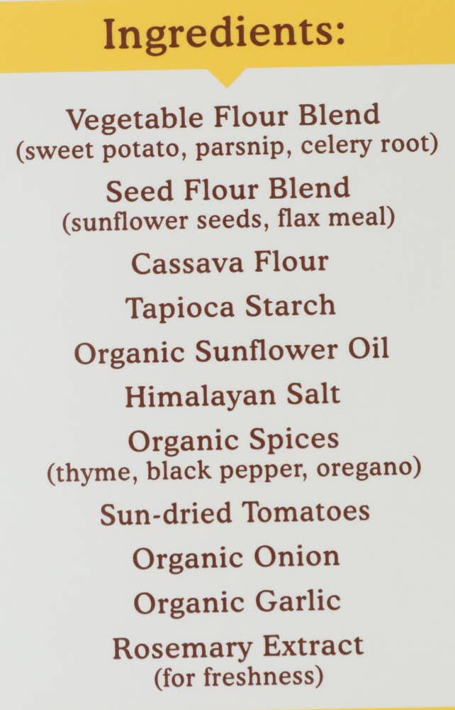 KeHE Distributors, LLC - Wholesale Crackers - Simple Mills Cracker Pita Mediterranean Herb 4.25 oz4