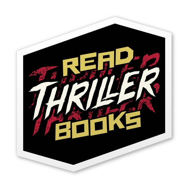 Autocollant Lire Thriller Books pour la vente par Fables & Tales Co.