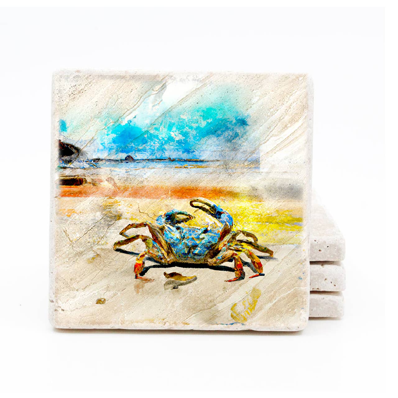 Sea Creations - Vendita all'ingrosso Sottobicchiere - Sottobicchiere ad acqua BlueCrab