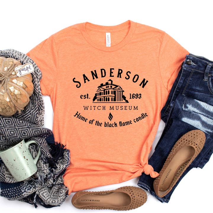 Sanderson Sisters Witch Museum Halloween Tee for wholesale by Little Hipster Tees