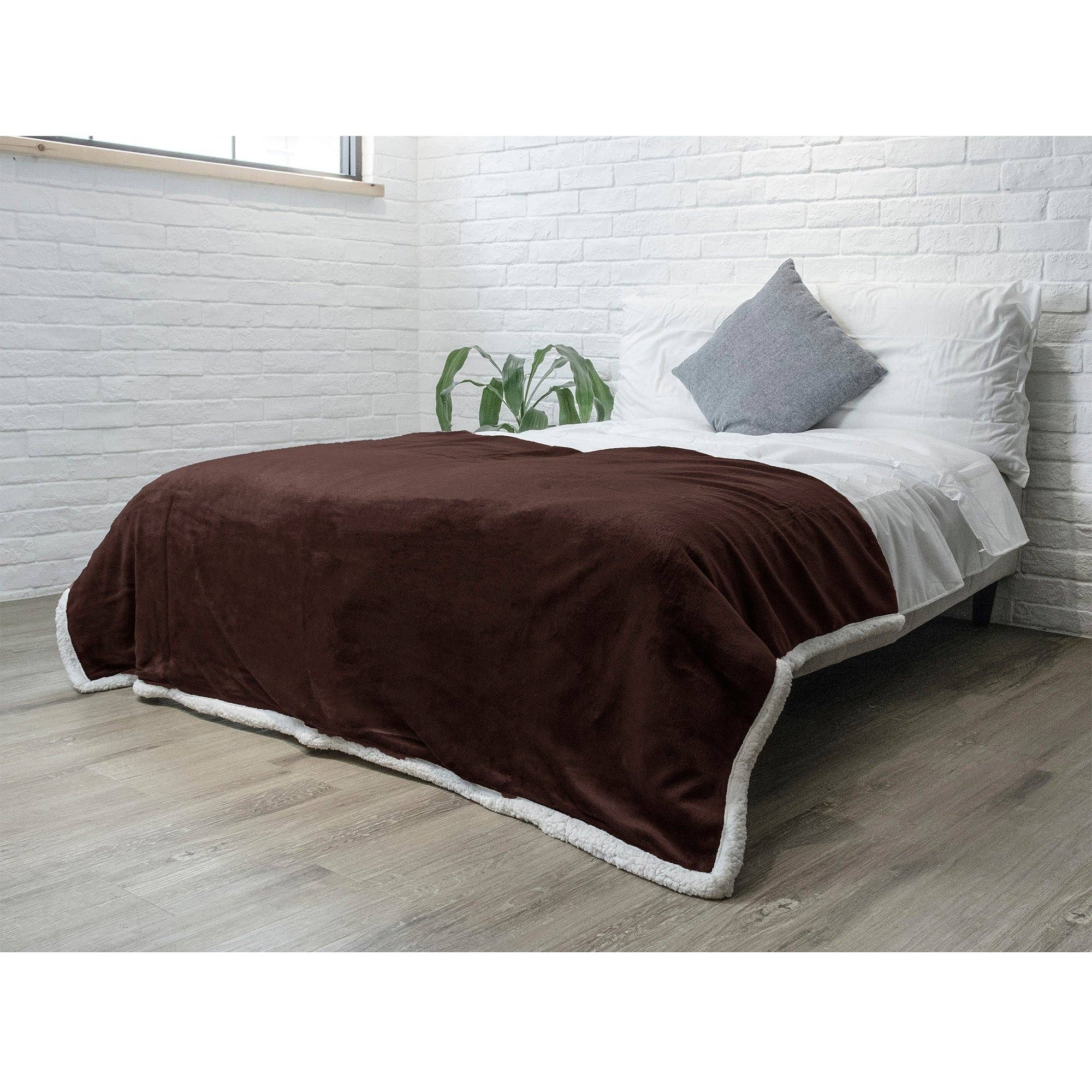 Pavilia – Manta para sofá por atacado – Cobertor Premium Sherpa Fleece15