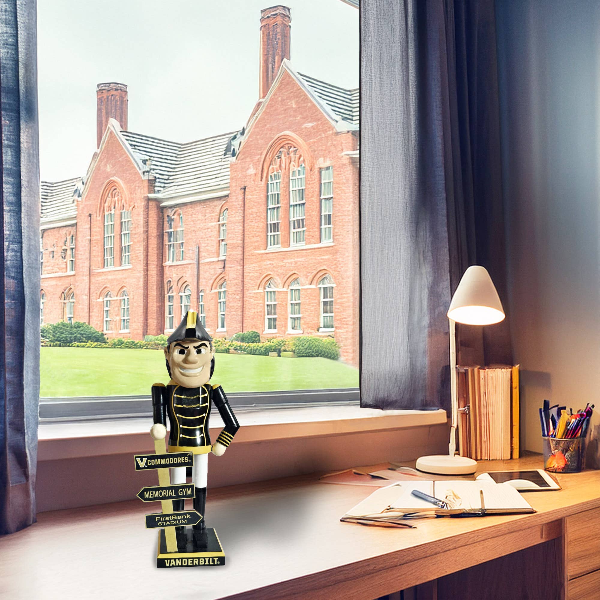 Santa’s Workshop Inc. - Wholesale Holiday Nutcracker - 12" Vanderbilt Commodores Mascot Nutcracker2