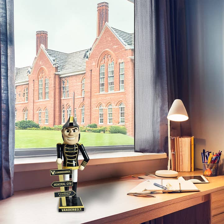 Santa’s Workshop Inc. - Wholesale Holiday Nutcracker - 12" Vanderbilt Commodores Mascot Nutcracker2